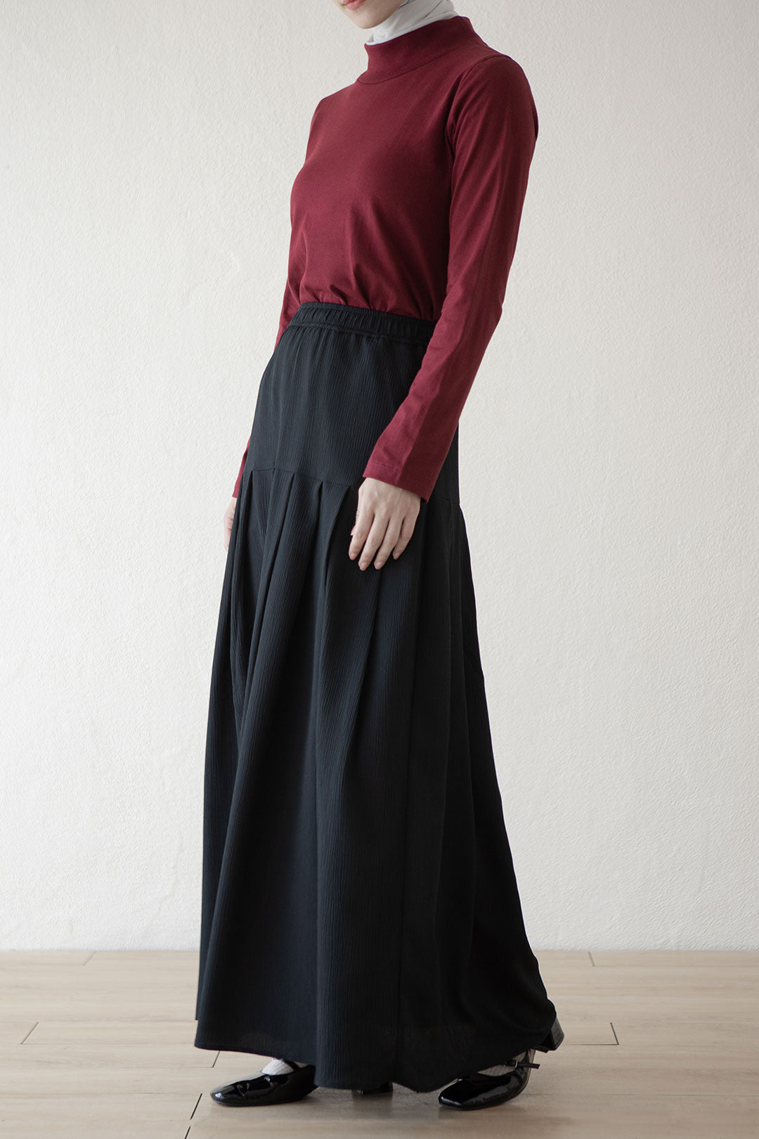 Black Sharvani Skirt