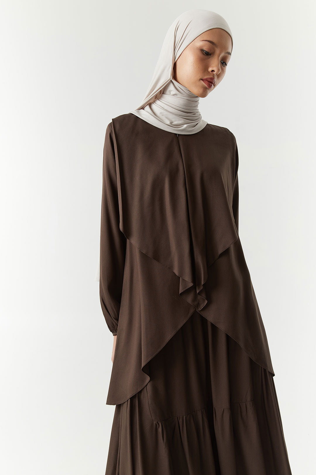 Wood Bark Kanira Top