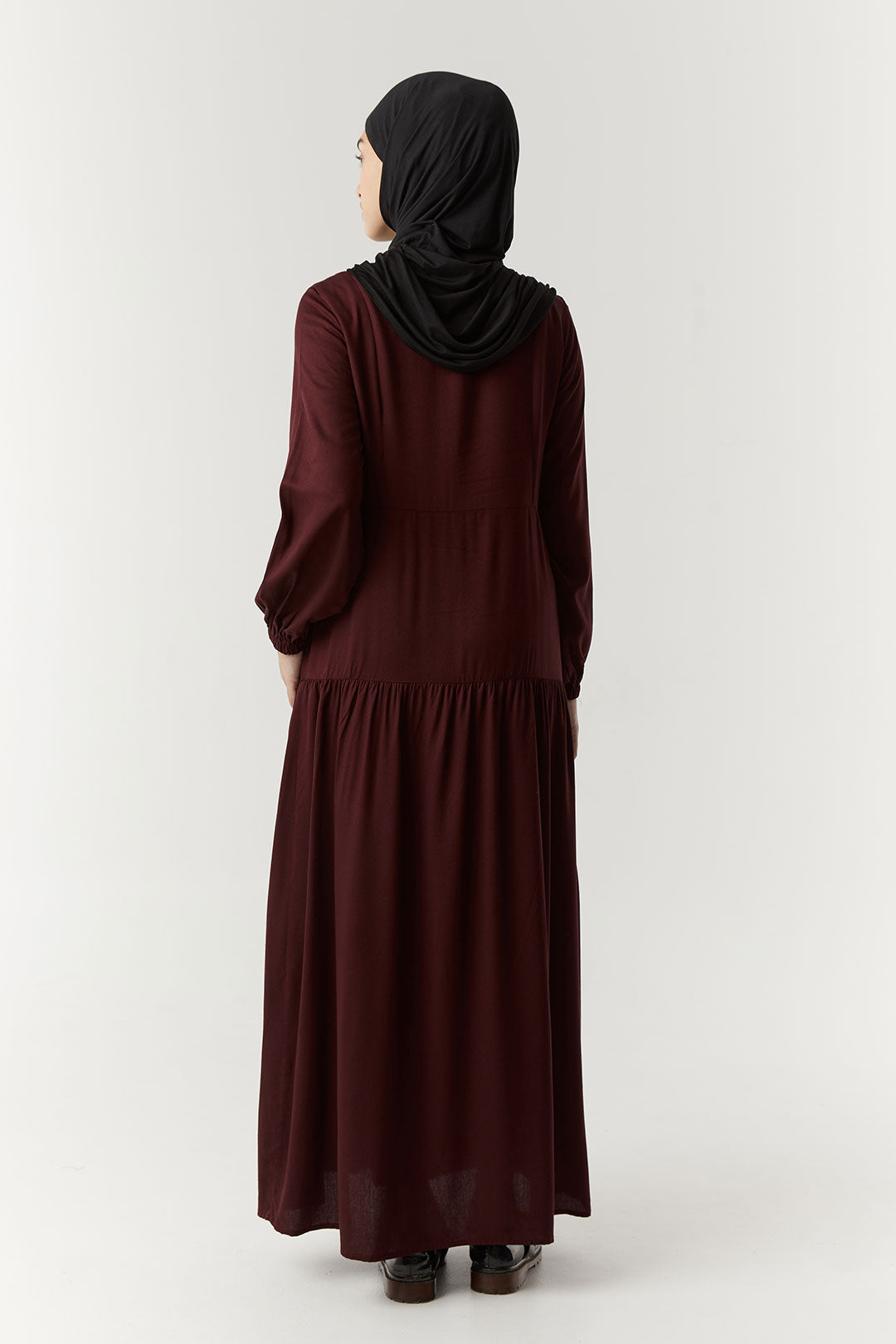Burgundy Miraani Dress