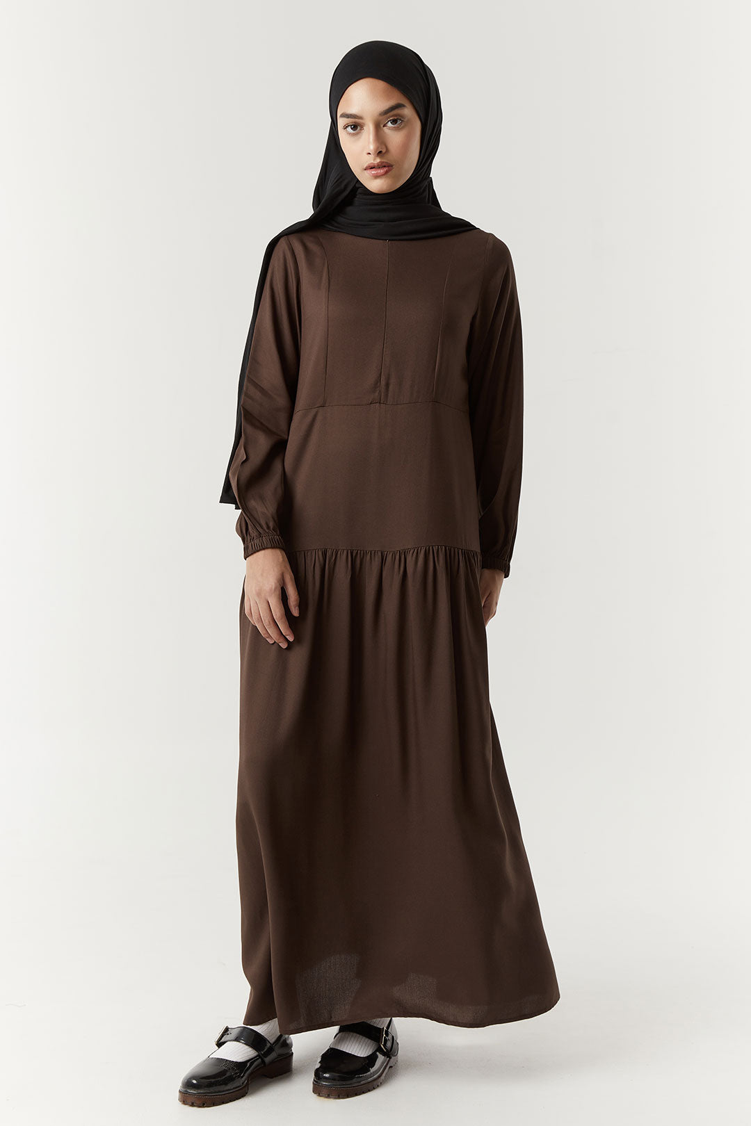 Wood Bark Miraani Dress