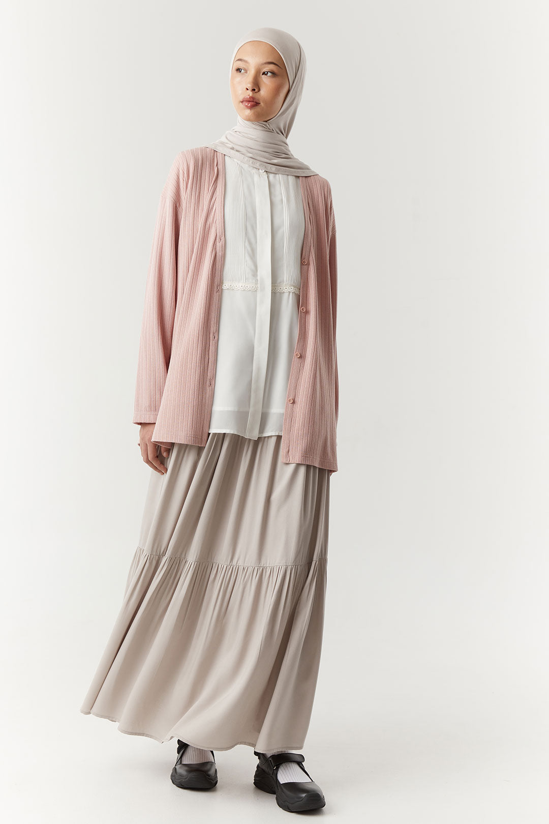 Rose Quartz Anvi Cardigan