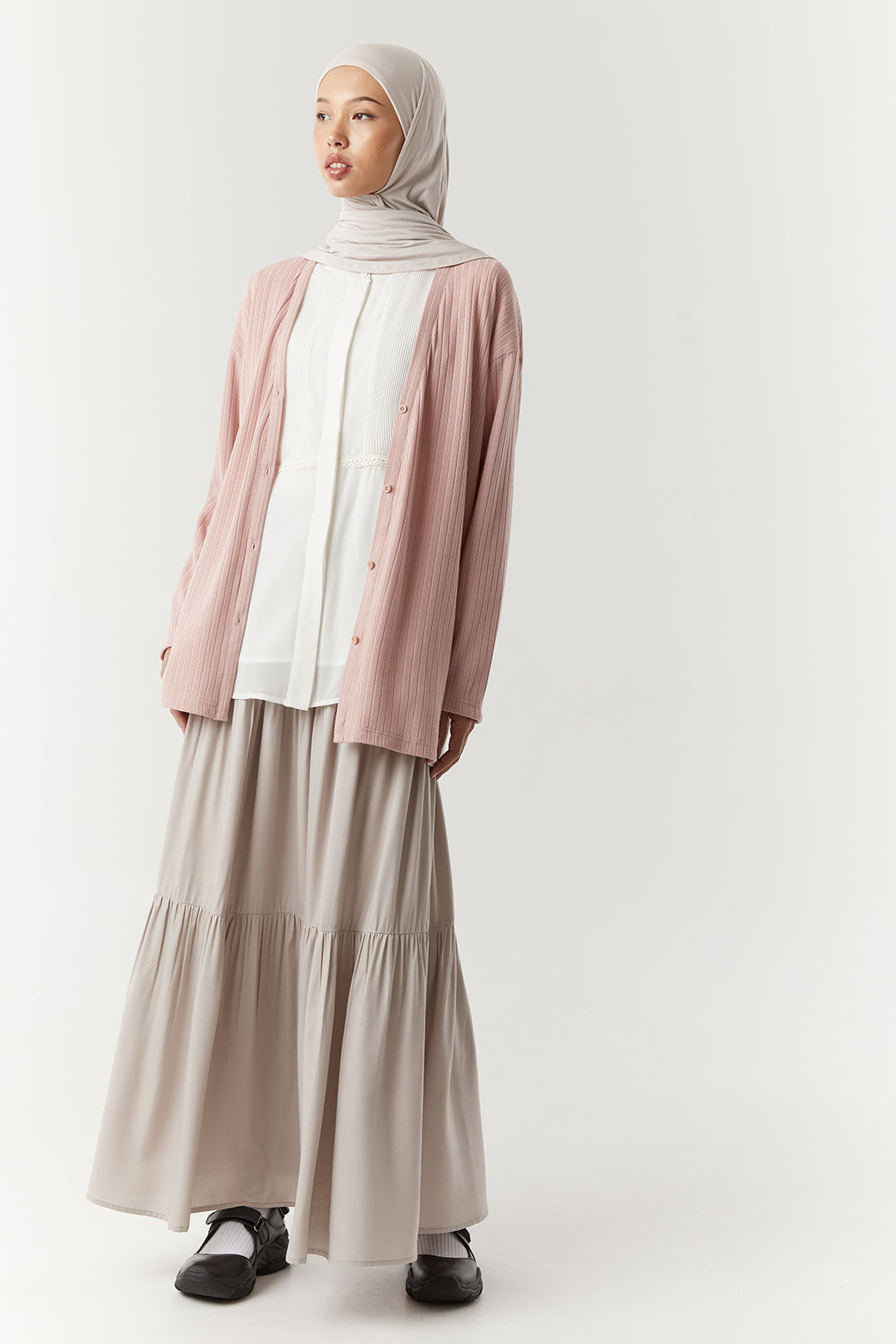 Rose Quartz Anvi Cardigan