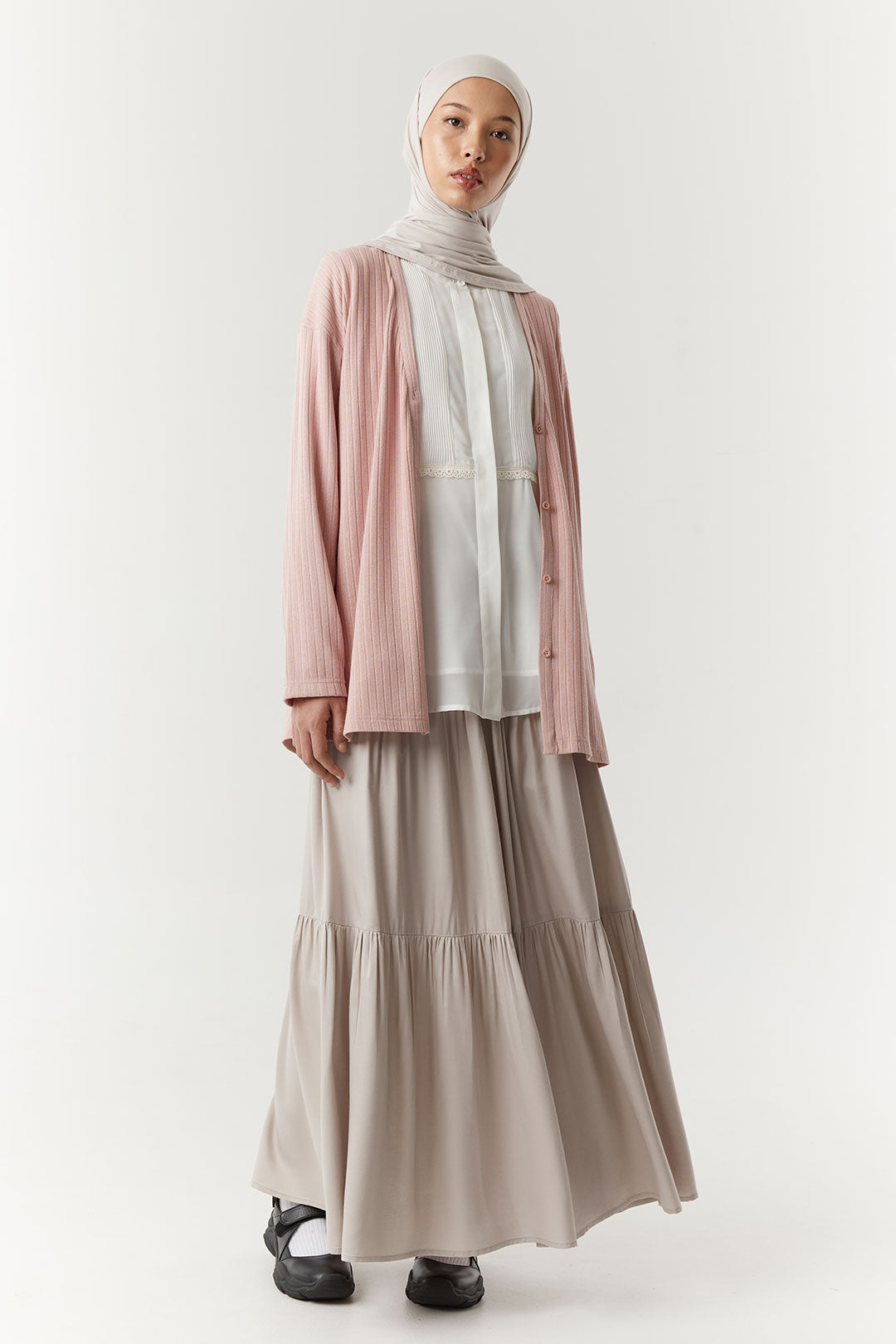 Rose Quartz Anvi Cardigan