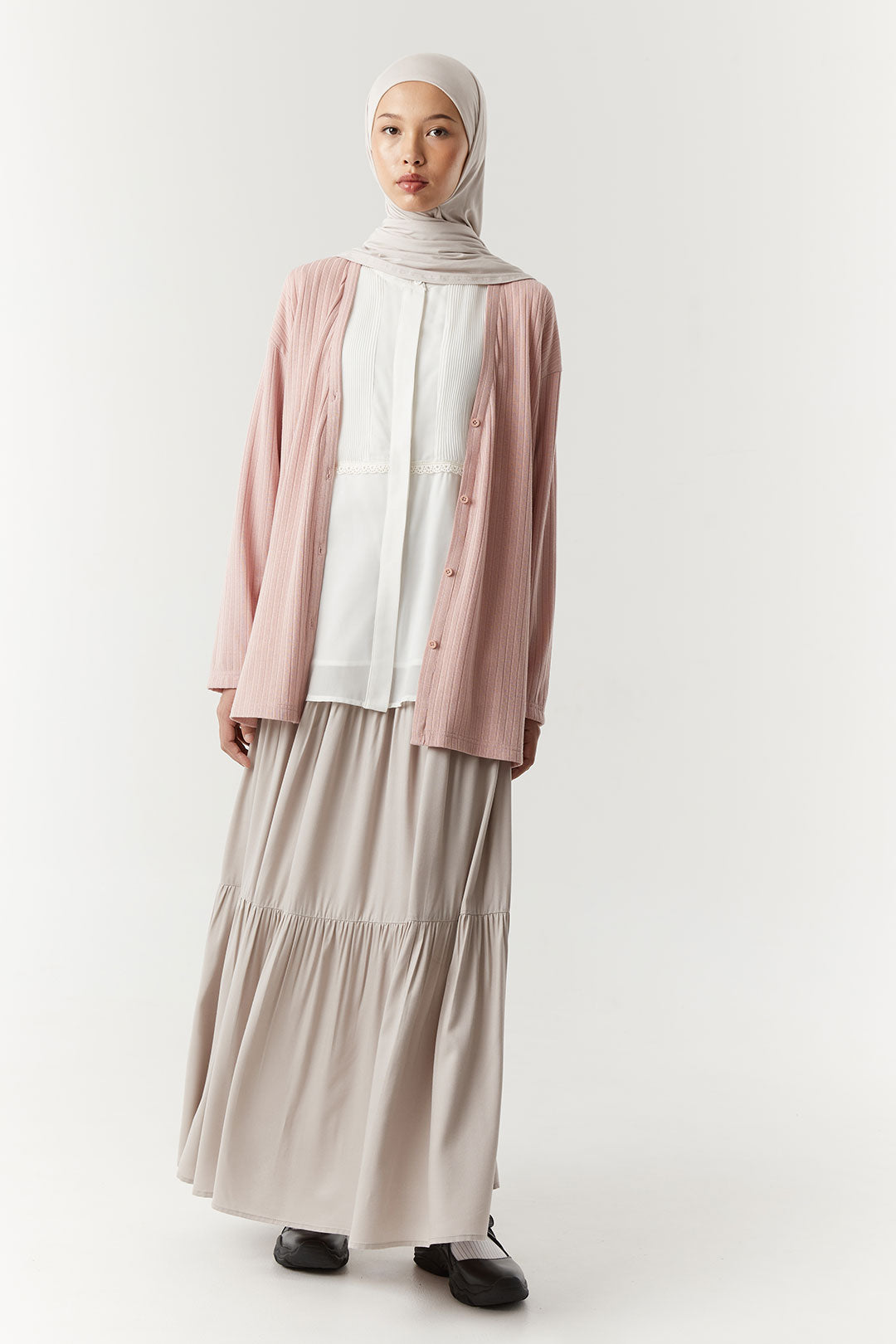 Rose Quartz Anvi Cardigan
