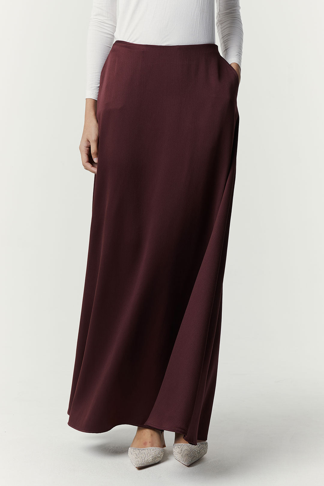 Deep Maroon Arundati