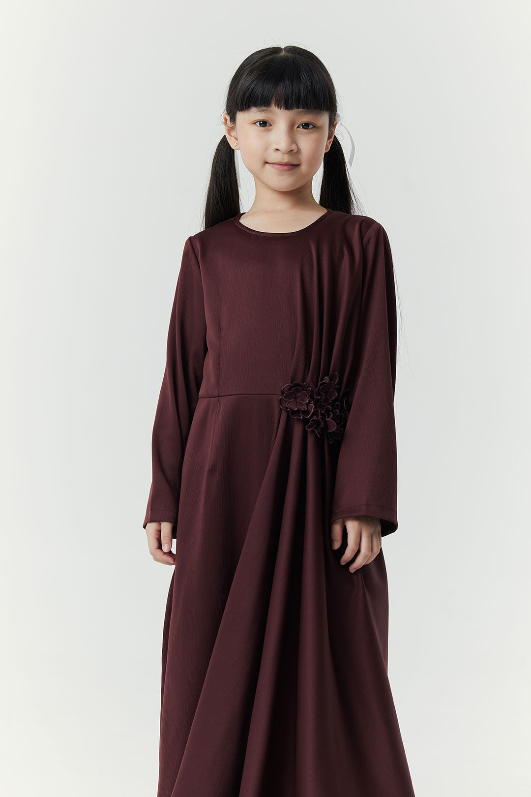 Deep Maroon Sekar Candrani Kids