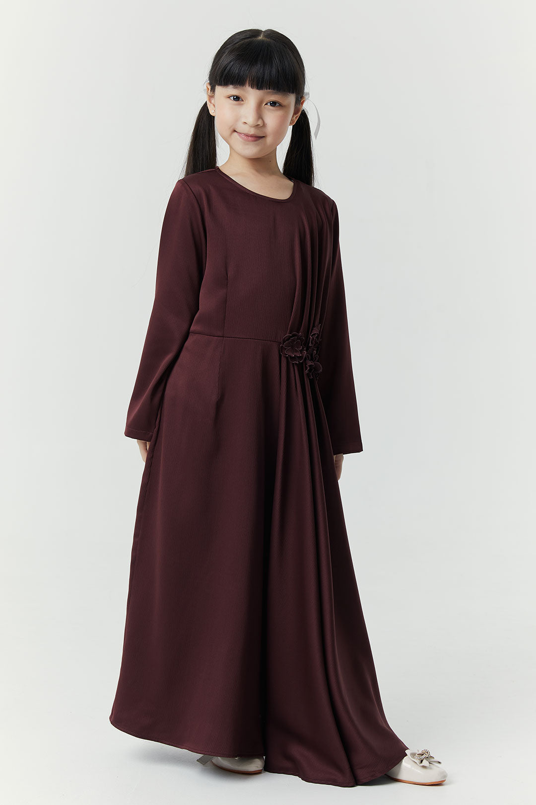 Deep Maroon Sekar Candrani Kids