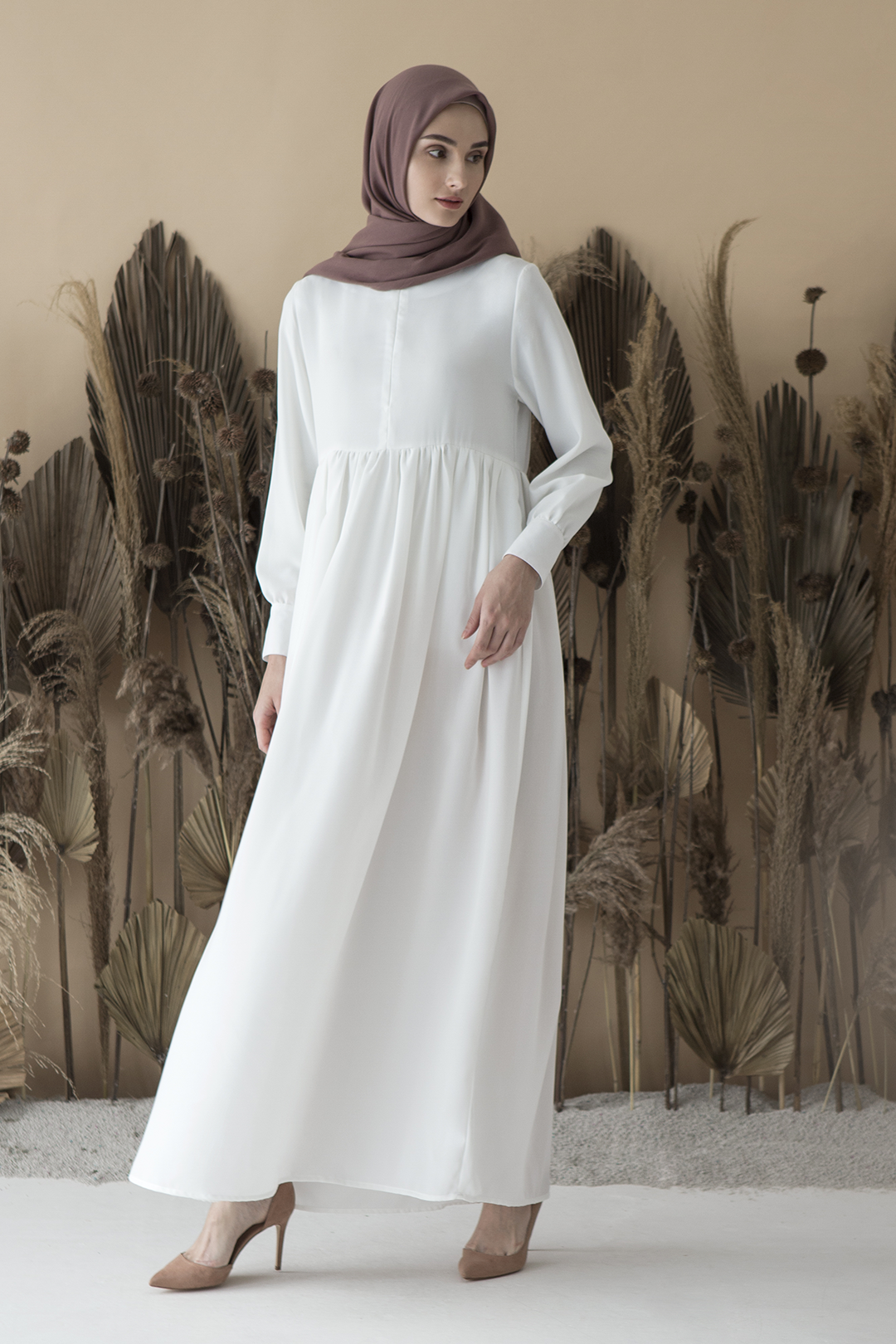 Basic Dress Offwhite