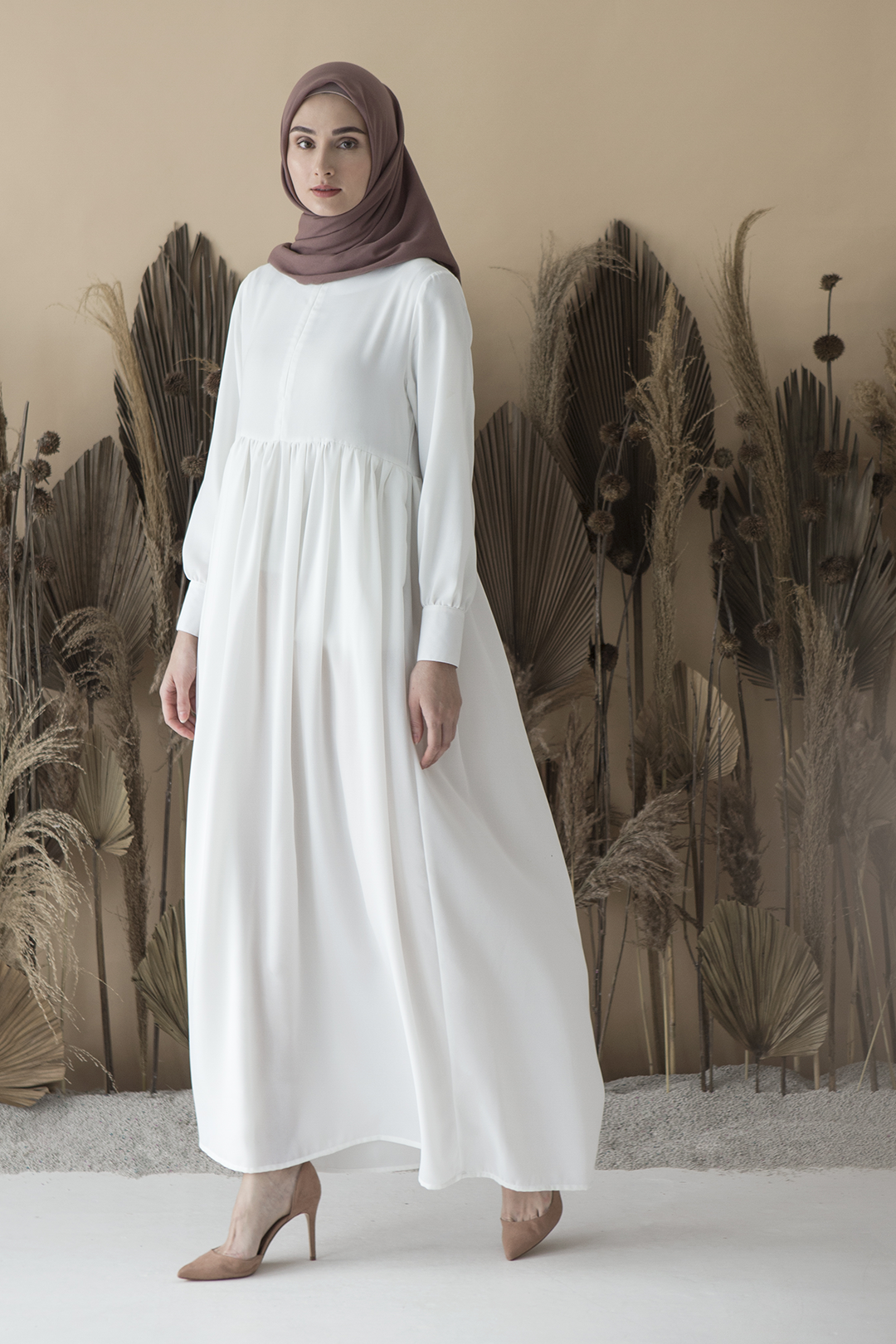Basic Dress Offwhite