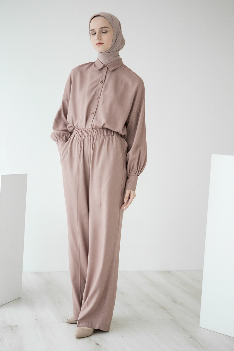 Rosy Brown Khaya Pants