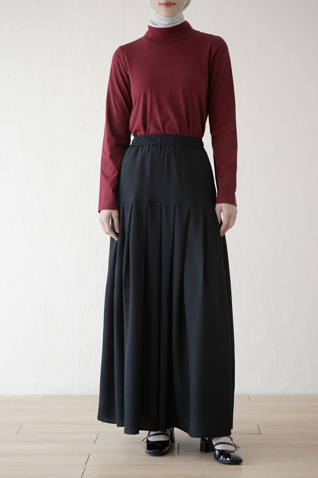 Black Sharvani Skirt