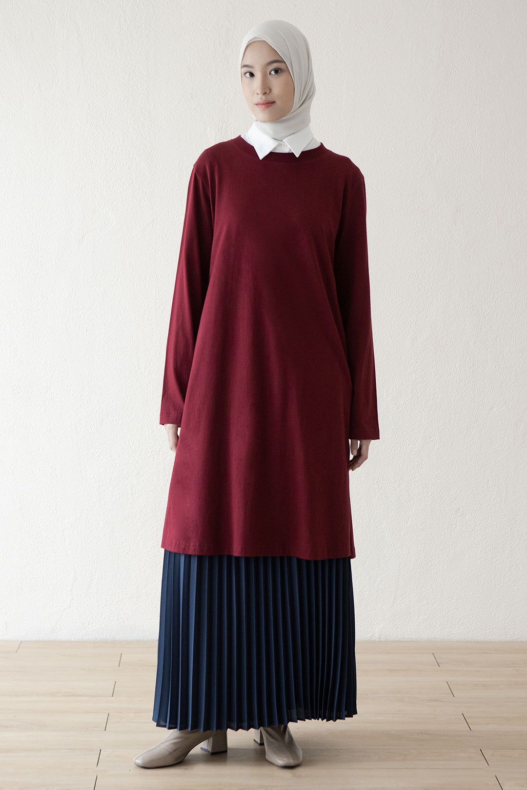 Maroon Mandira Tunik
