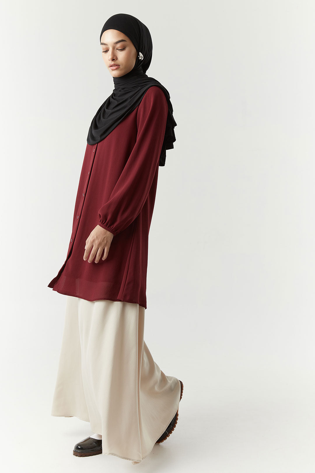 Maroon Samika Tunik