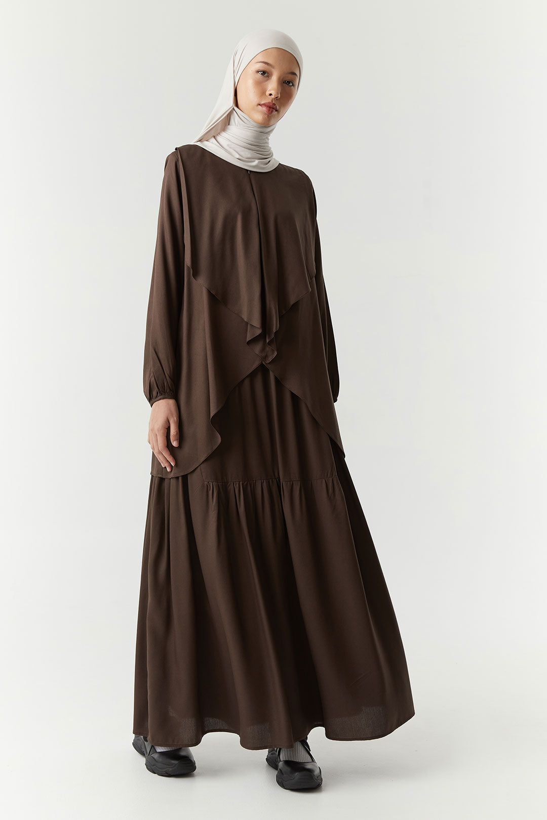 Wood Bark Kanira Top