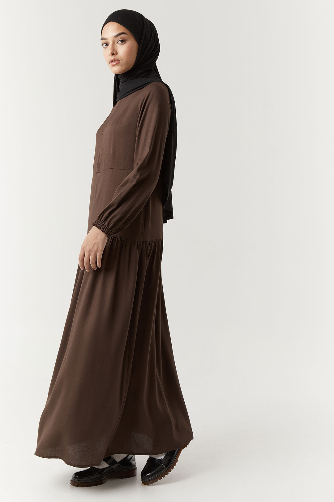 Wood Bark Miraani Dress