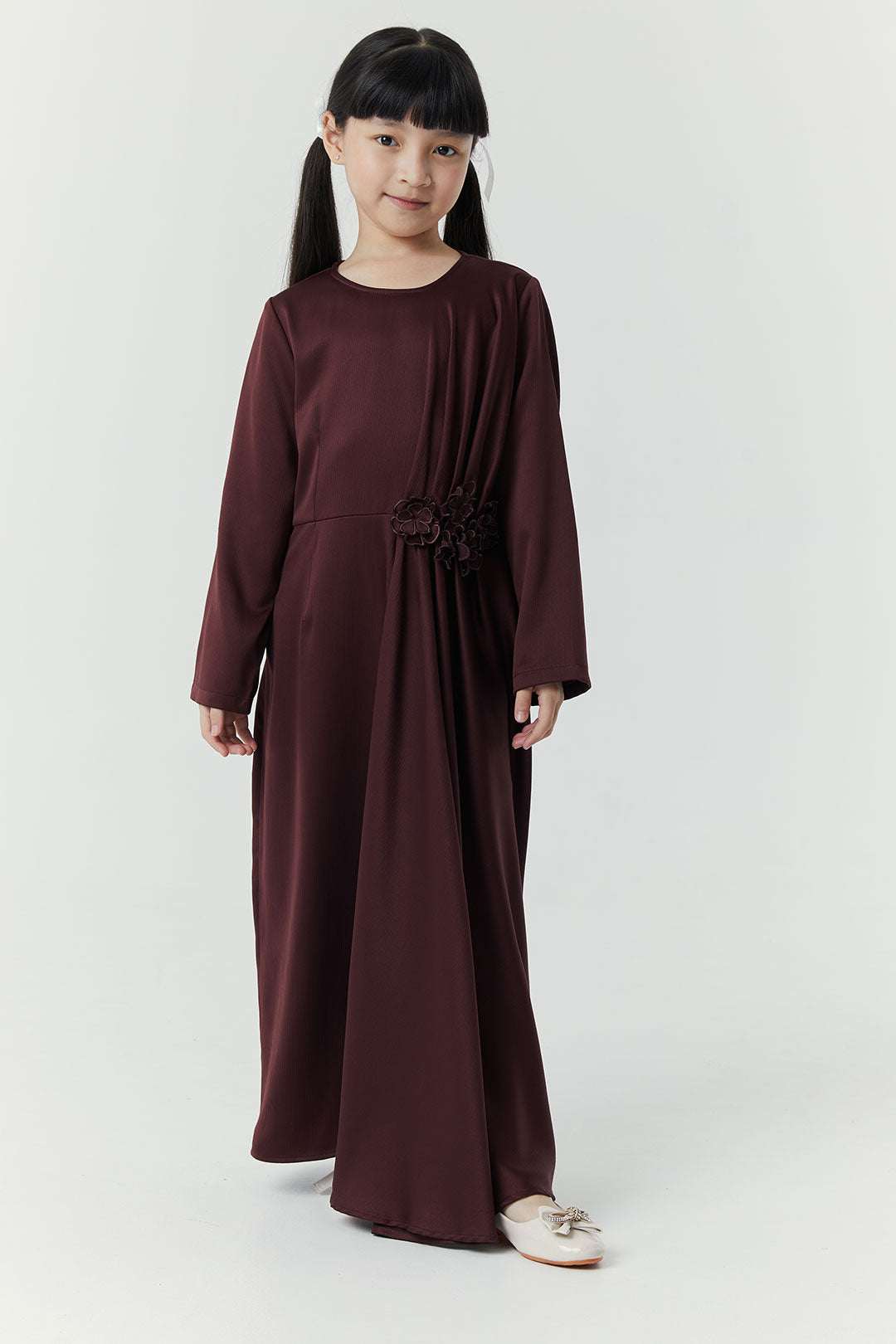 Deep Maroon Sekar Candrani Kids