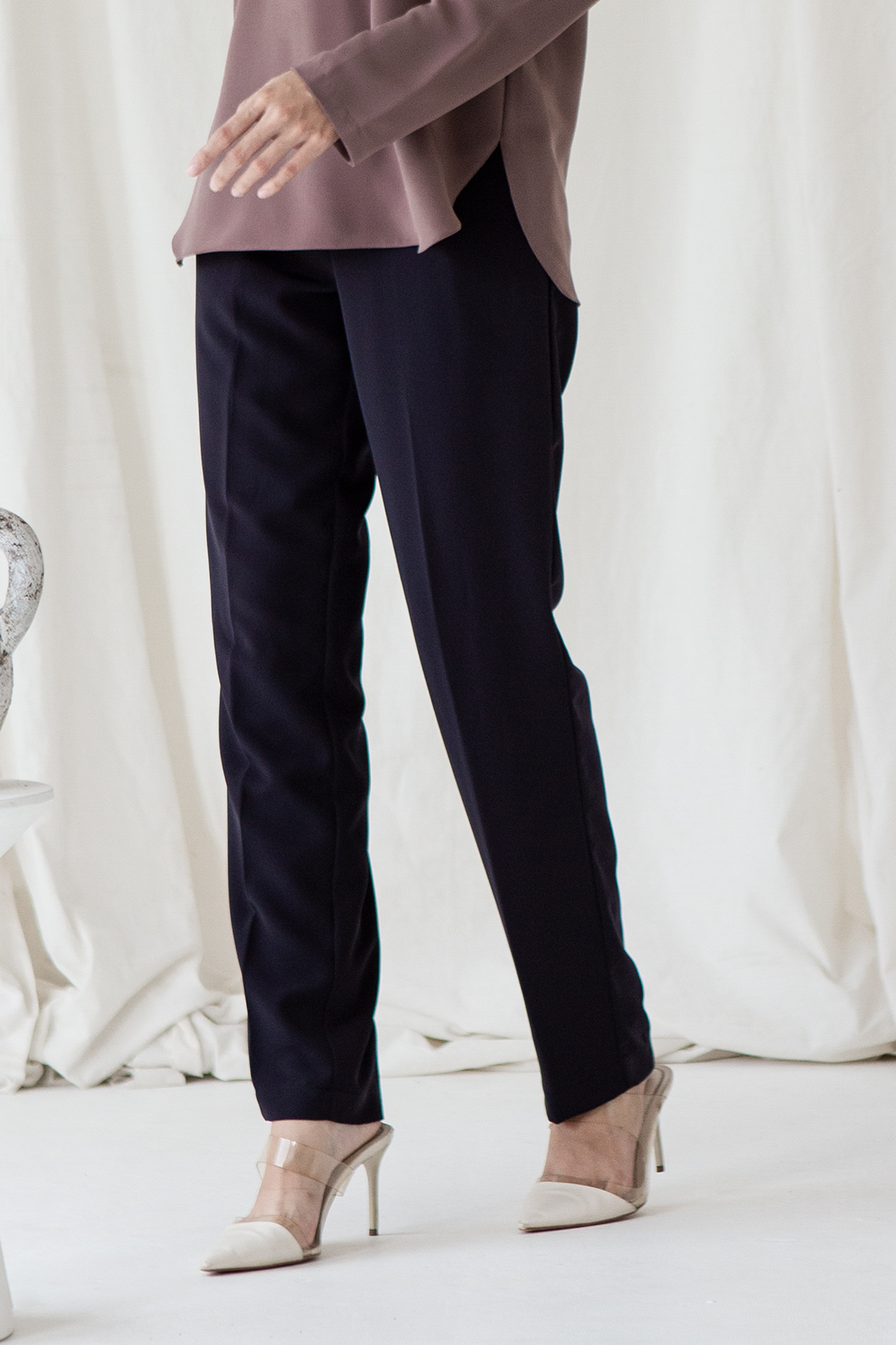 Black Basic Pradnya Trousers