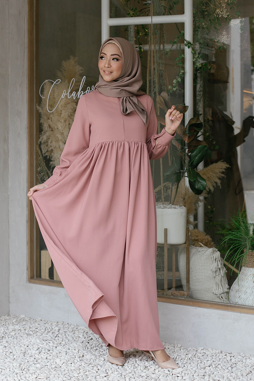 Basic Dress Mauve